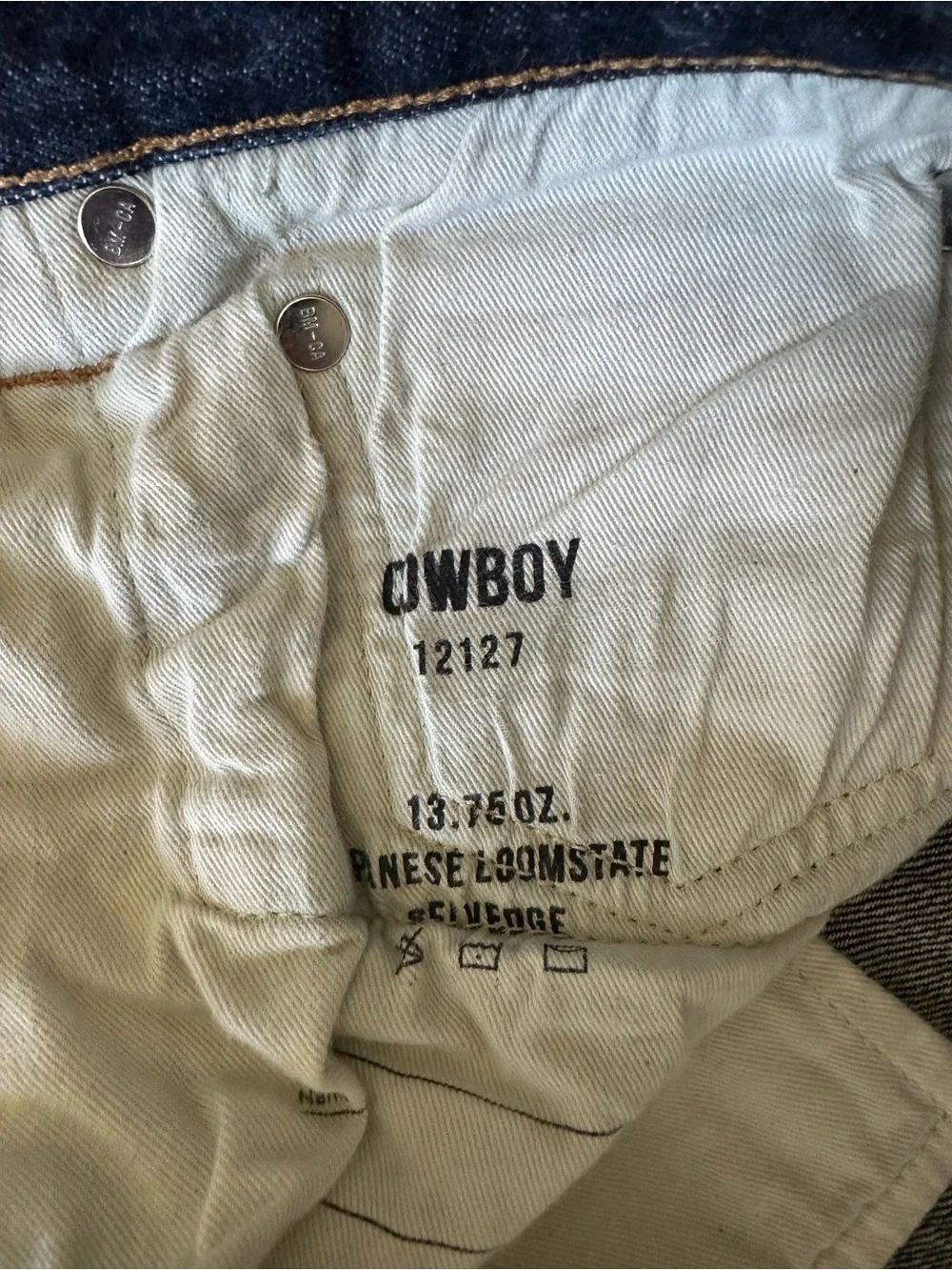 3 Buck Mason Cowboy Cut Loomstate Selvedge Jeans - 32x34 - USA - Picture 4 of 13